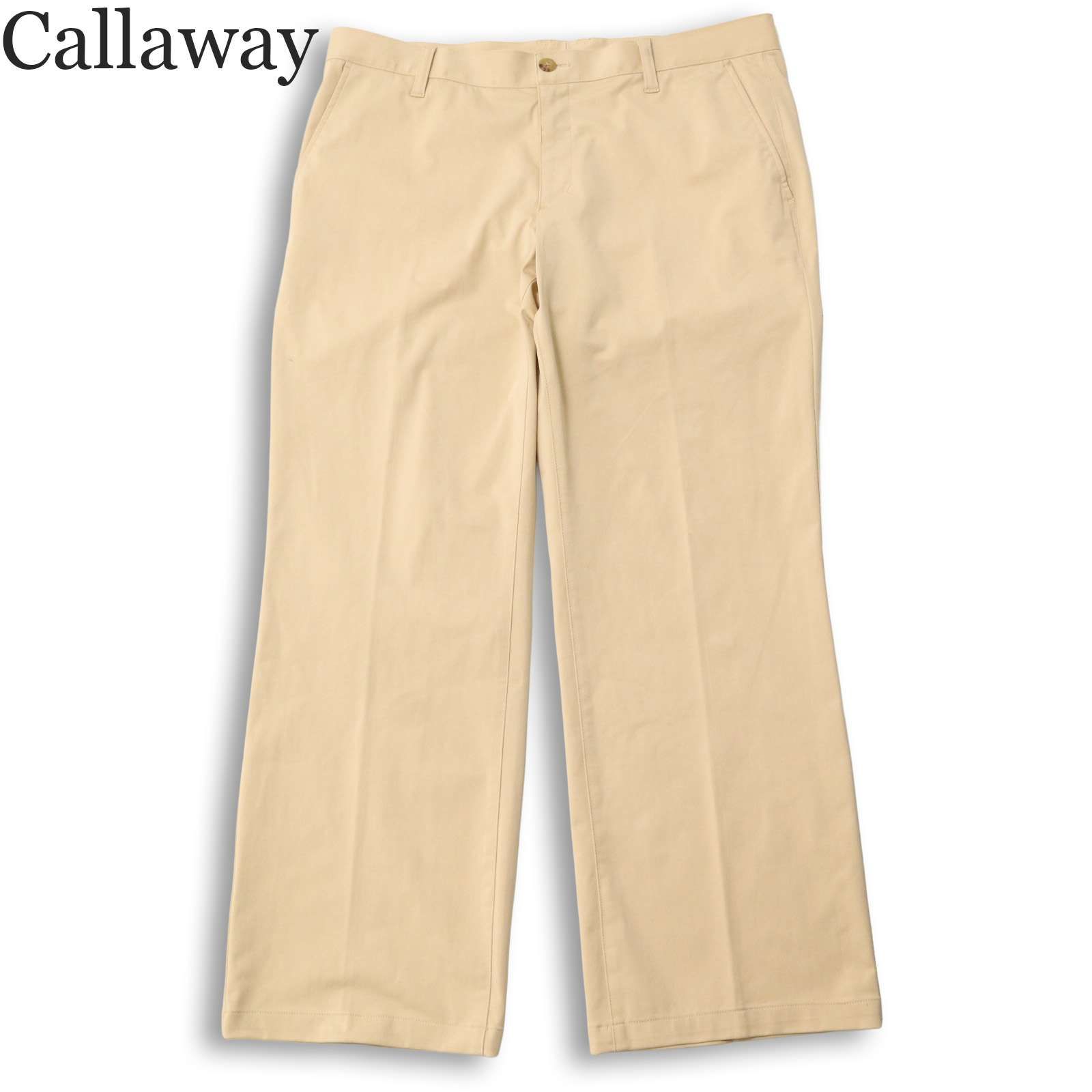Callaway キャロウェイ ゴルフ 通年 ロゴタグ☆ スラックス パンツ Sz