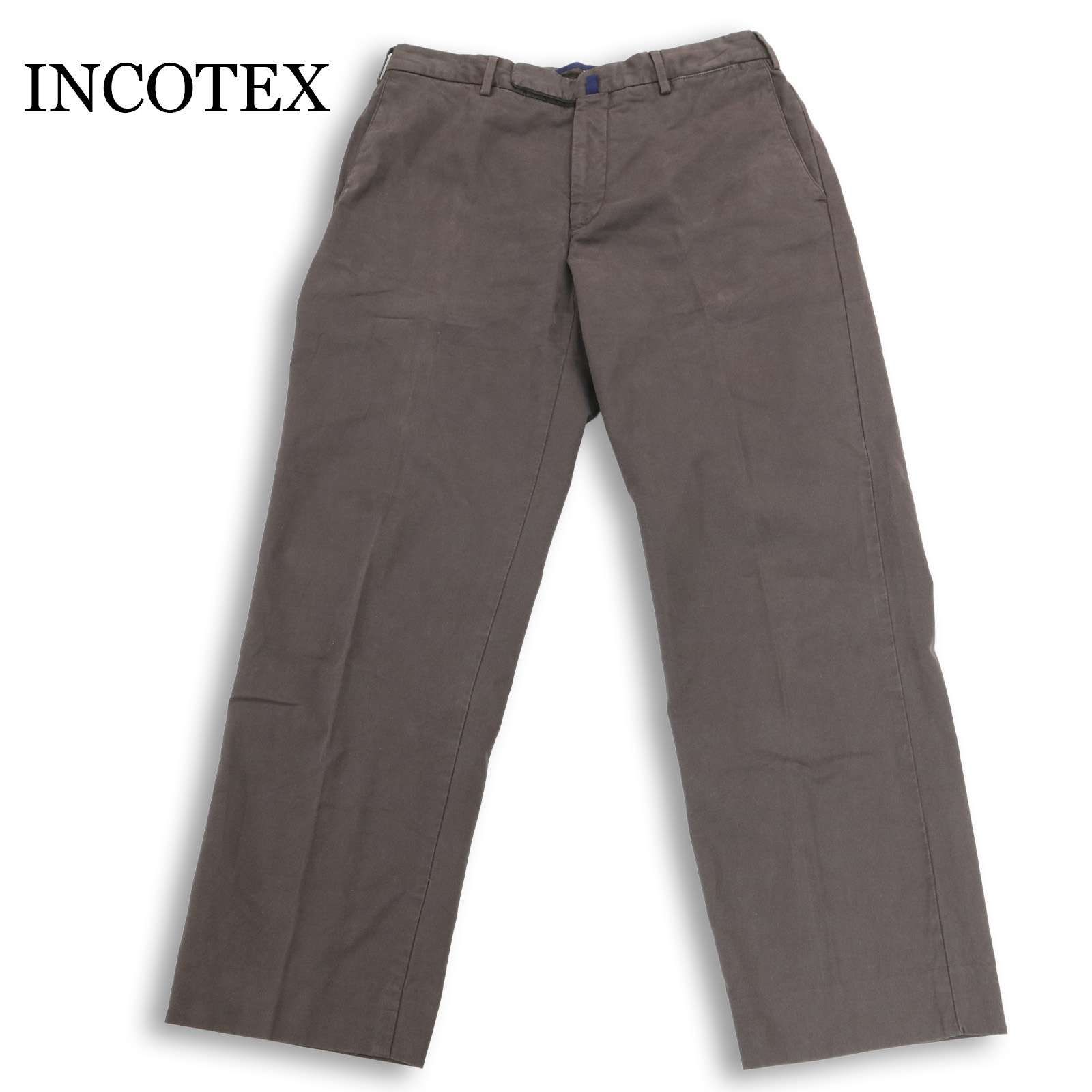 INCOTEX インコテックス 001-30 通年☆ コットン チノ トラウザー