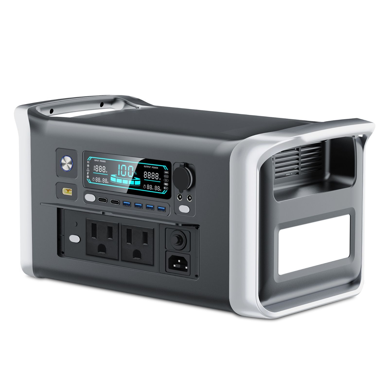  ポータブル電源 1024 Wh 大容量 1 2時間高速充電 定格出力1600 W 長寿命3000サイクル 防災 家庭用 アウトドア用 車中泊 UPS機能 ソーラー充電対応 XAP 1000 その他 ライト ランタン