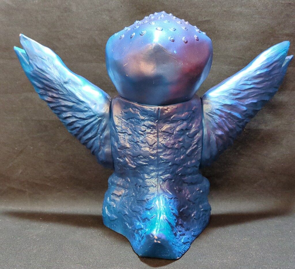 ベアモデル オール怪獣コレクション アイロス星人 紫成型青スプレー