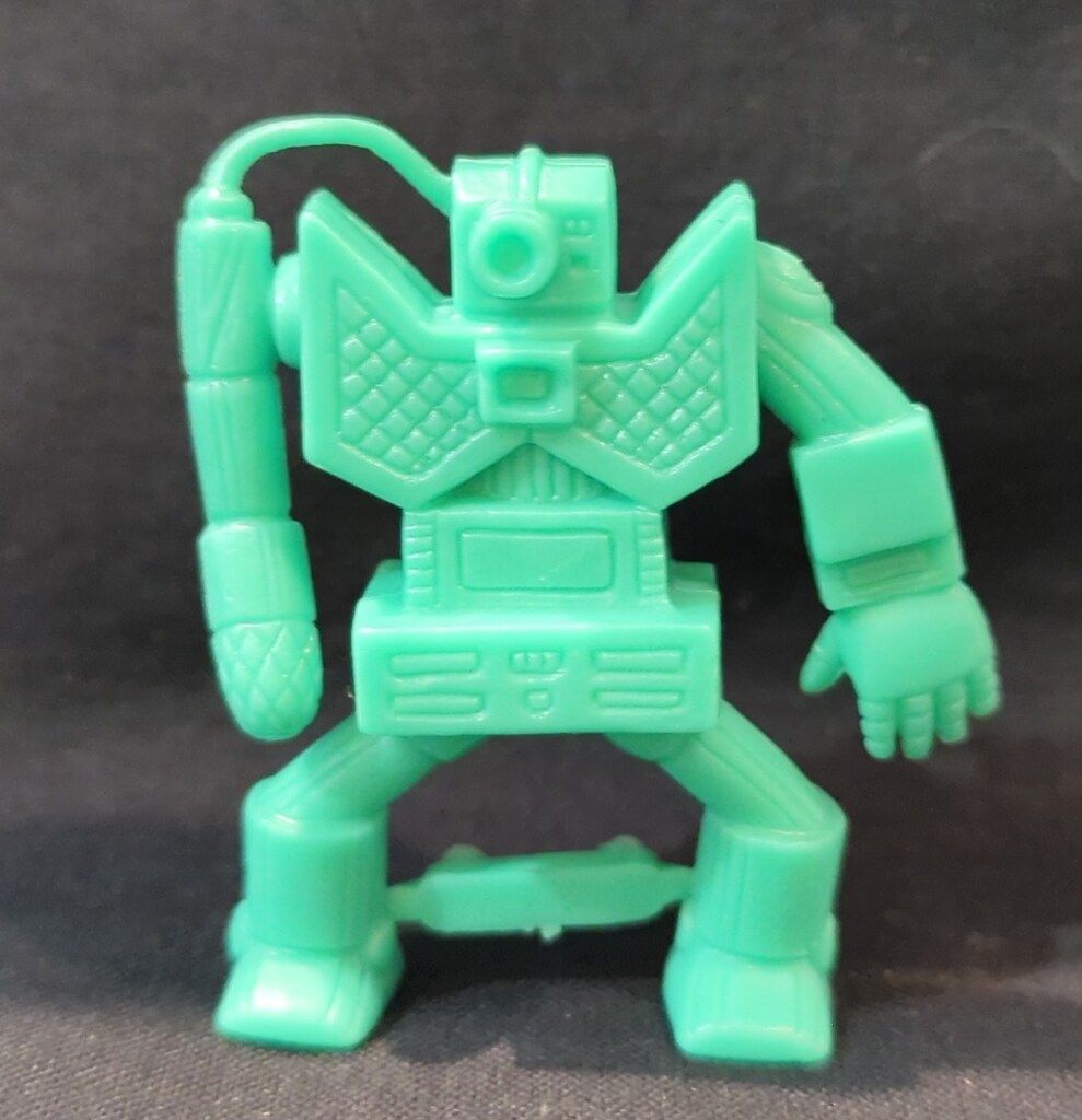 バンダイ キン消し 王位パート2|キン肉王位争奪編91年版 22ミスターVTR 緑色