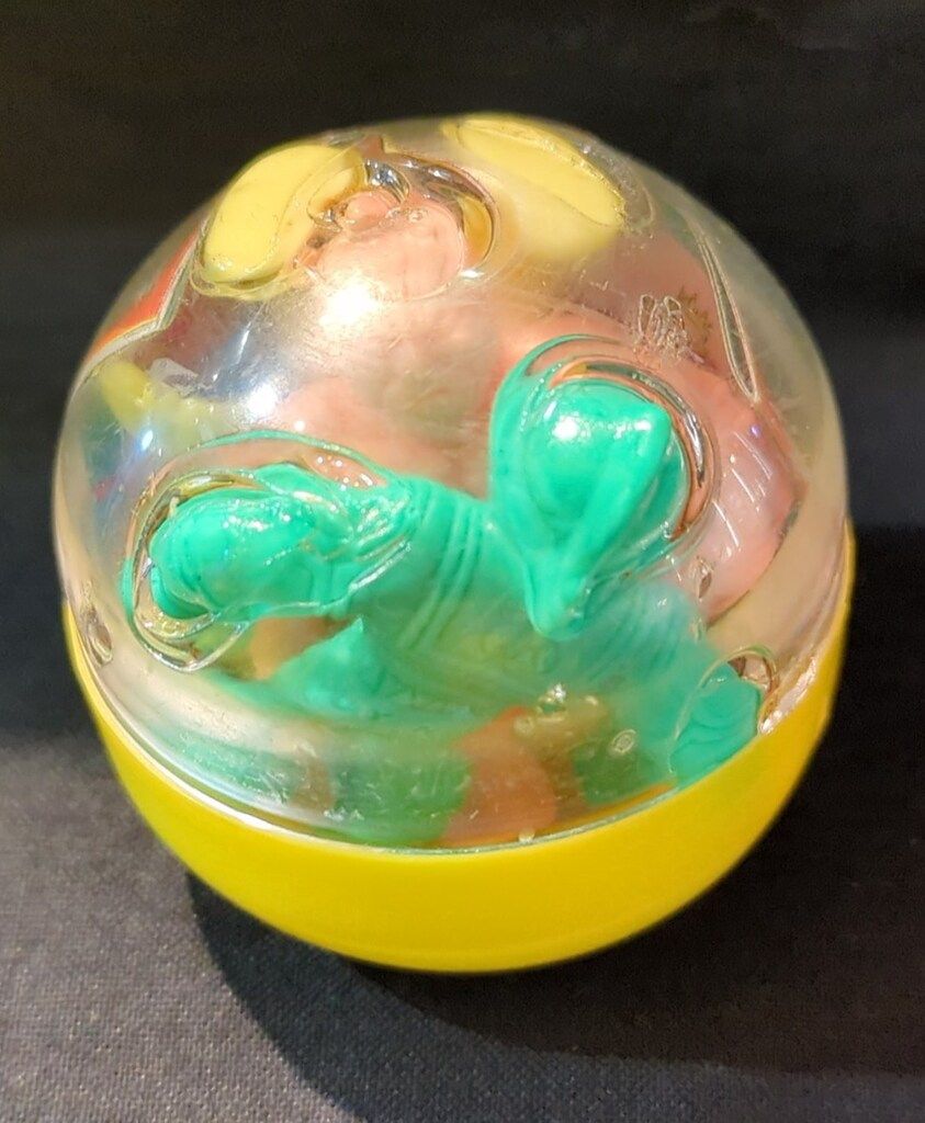 バンダイ キン消し レギュラー パート030 415キャッチマン 黄色