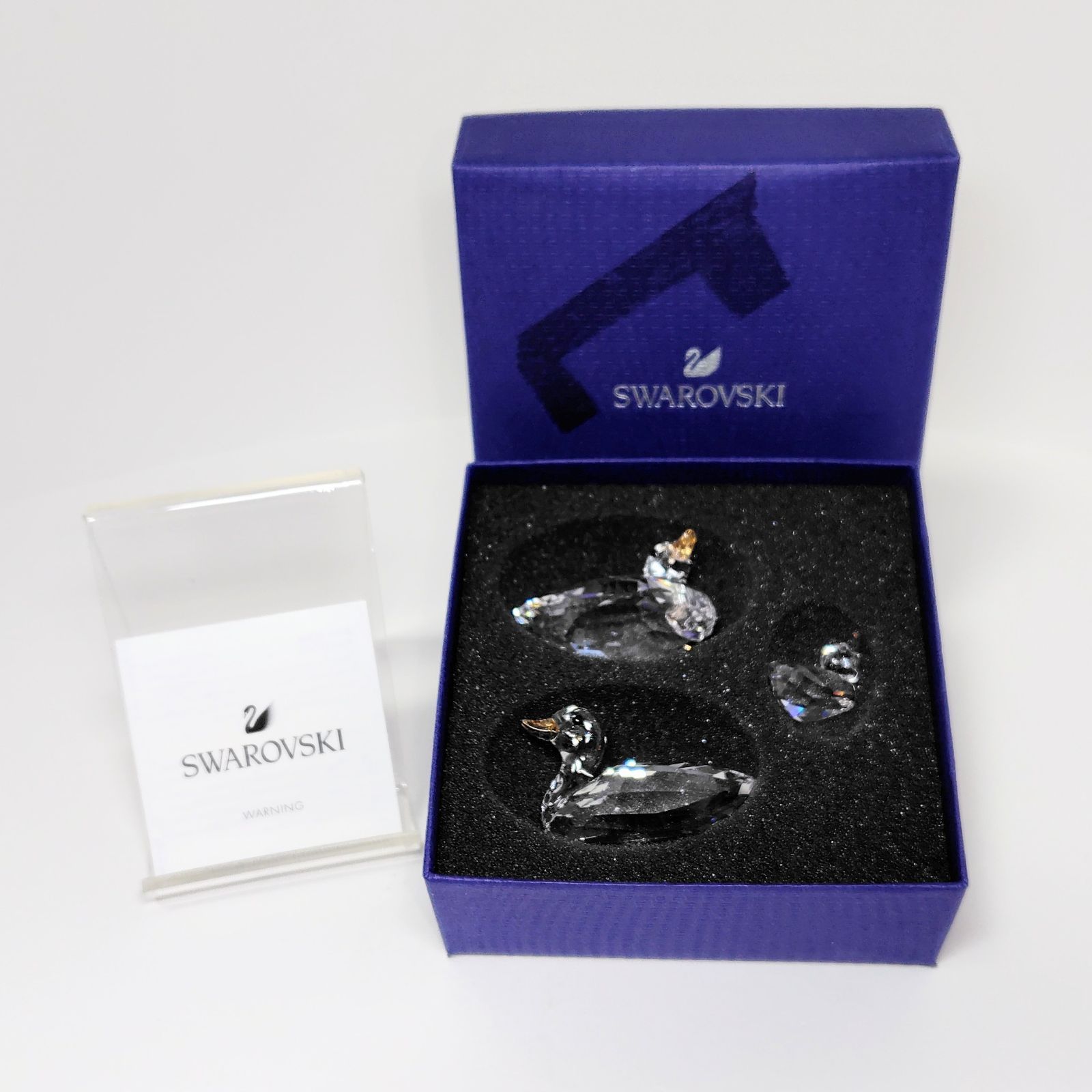 SWAROVSKI スワロフスキー アヒル クリア クリスタル