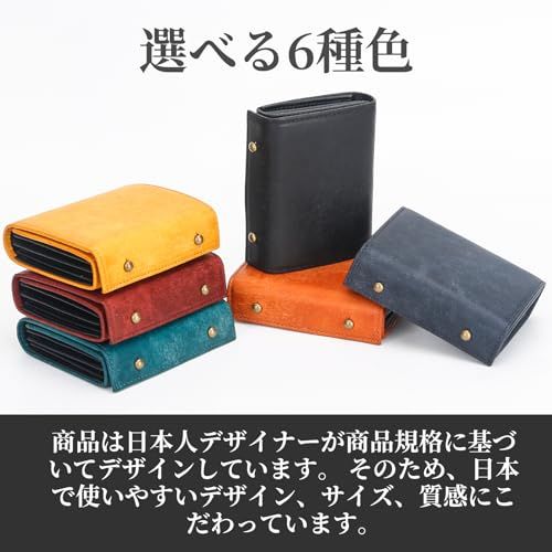 prosperous 二つ折り財布 メンズ 2つ折り イタリア レザー ミニ財布 コンパクト箱型小銭入れ小さい財布 二つ折り 箱状財布 大容量 L字 レディース レッド 並行輸入品 po d 8632 e 0