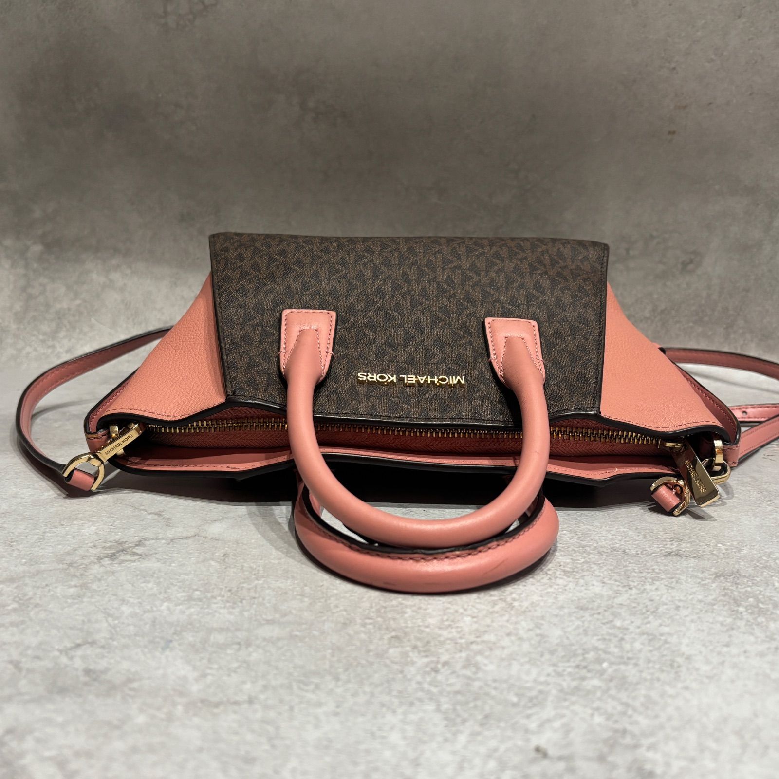 MICHAEL KORS マイケルコース MK シグネチャー 2WAY ハンドバッグ 