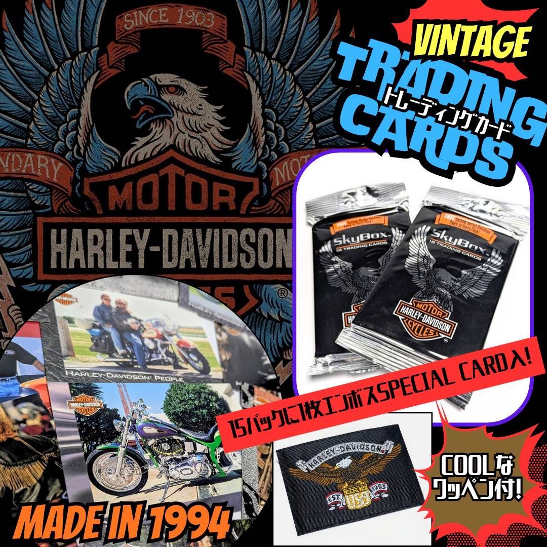 ハーレーダビッドソン 1994年 限定版 コレクション 送料無料！☆ VINTAGE 1994 ☆【 Harley-Davidson ( ハーレー