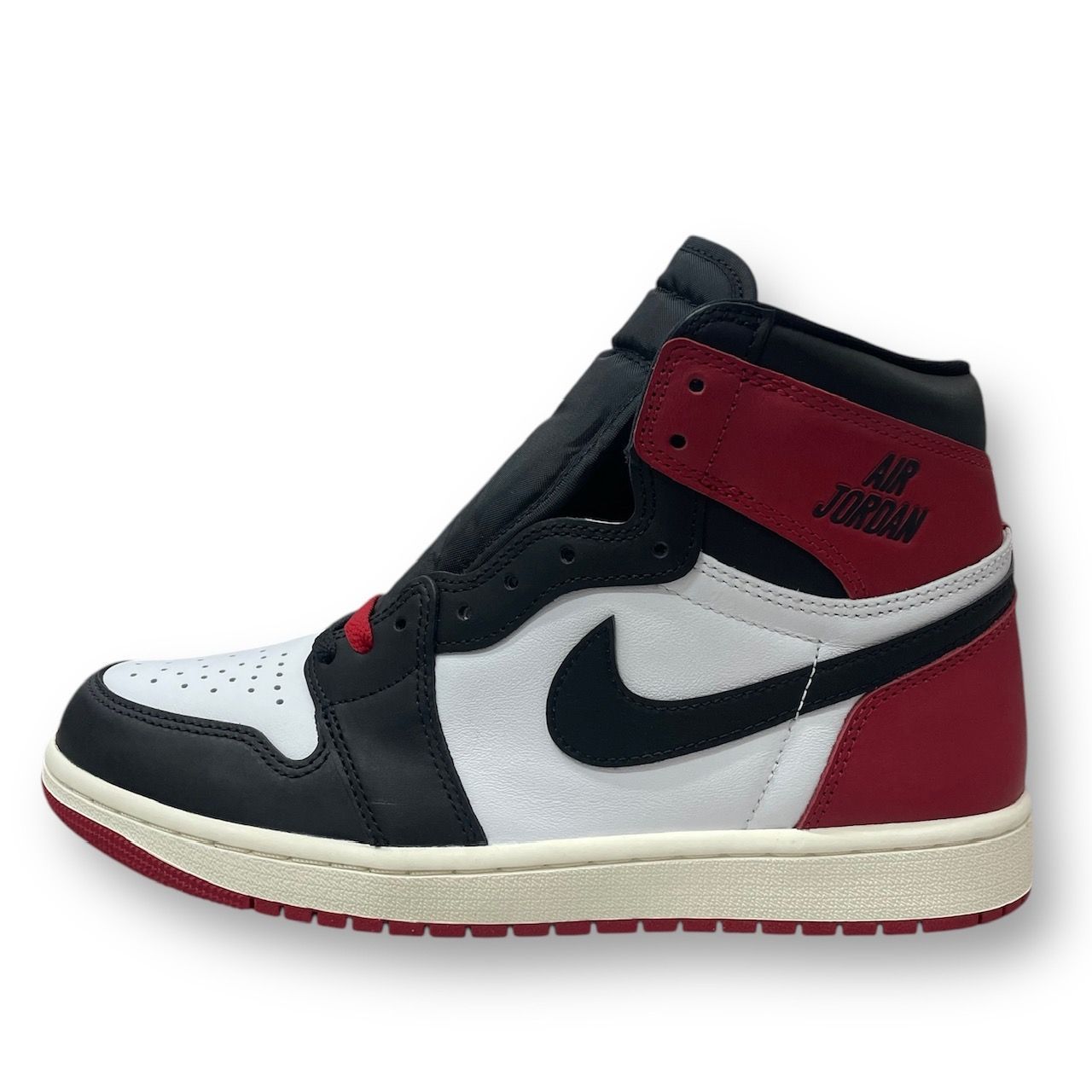 未使用 NIKE Air Jordan 1 Retro High OG Black Toe Reimagined つま黒 