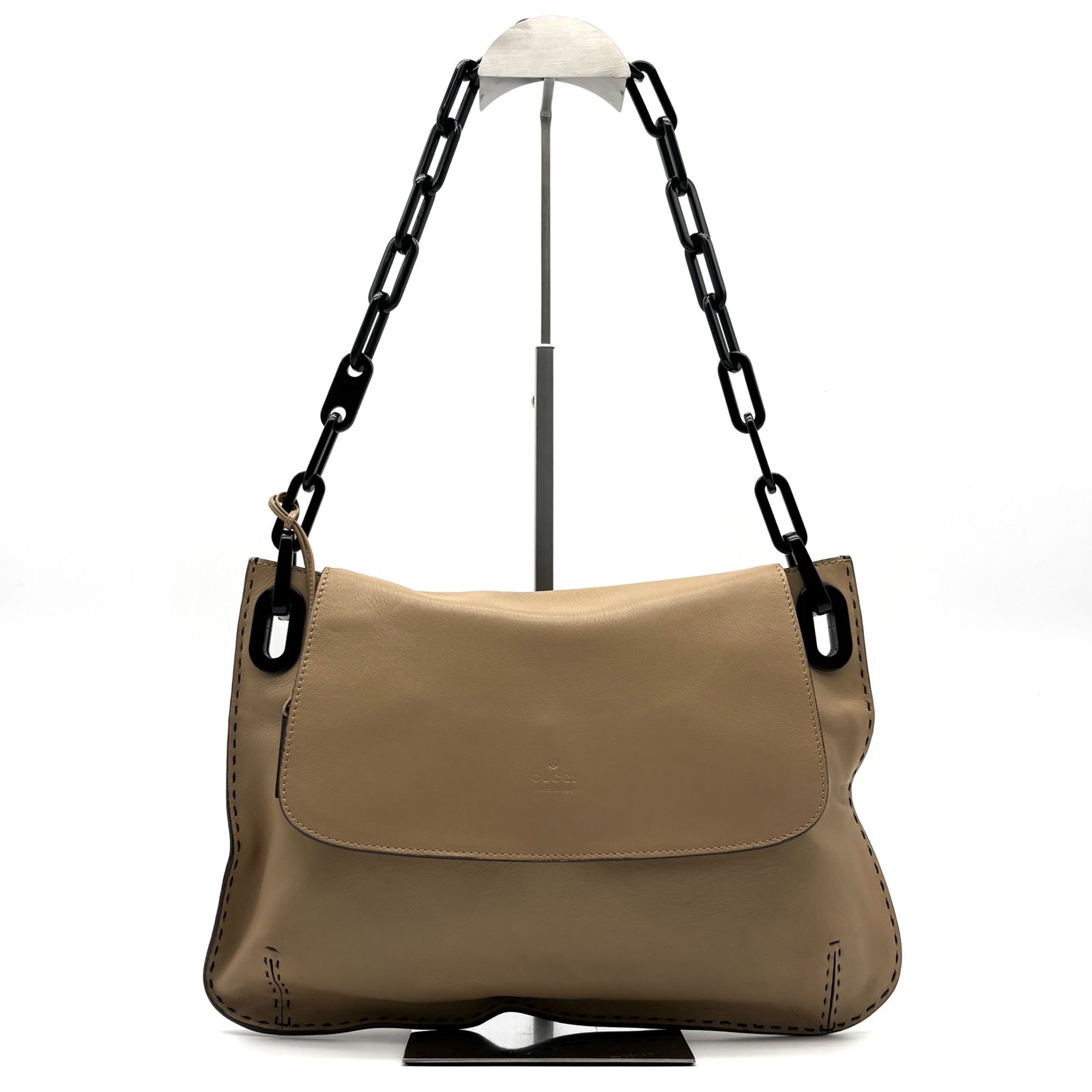 希少・美品 GUCCI グッチ ワンショルダーバッグ プラスチックチェーン