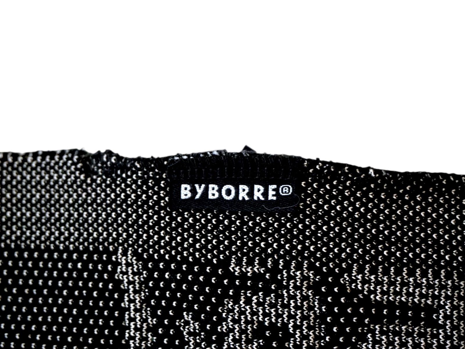 Byborre バイボレ checkerboard intarsia scarf スカーフマフラー