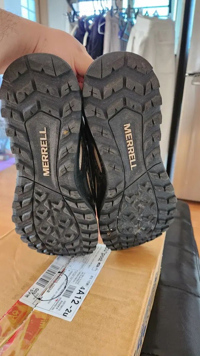  メレル ハイドロ ランナー ブラック 白 270 登山靴 トレッキングシューズ アウトドアシューズ