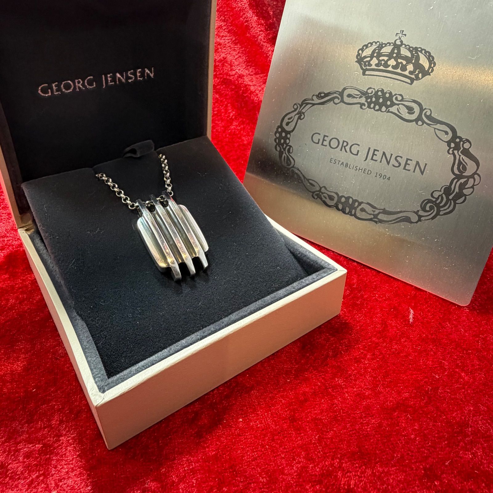 美品 ネックレス62cm ♯462 ジョージジェンセン/GEORG JENSEN - メルカリ