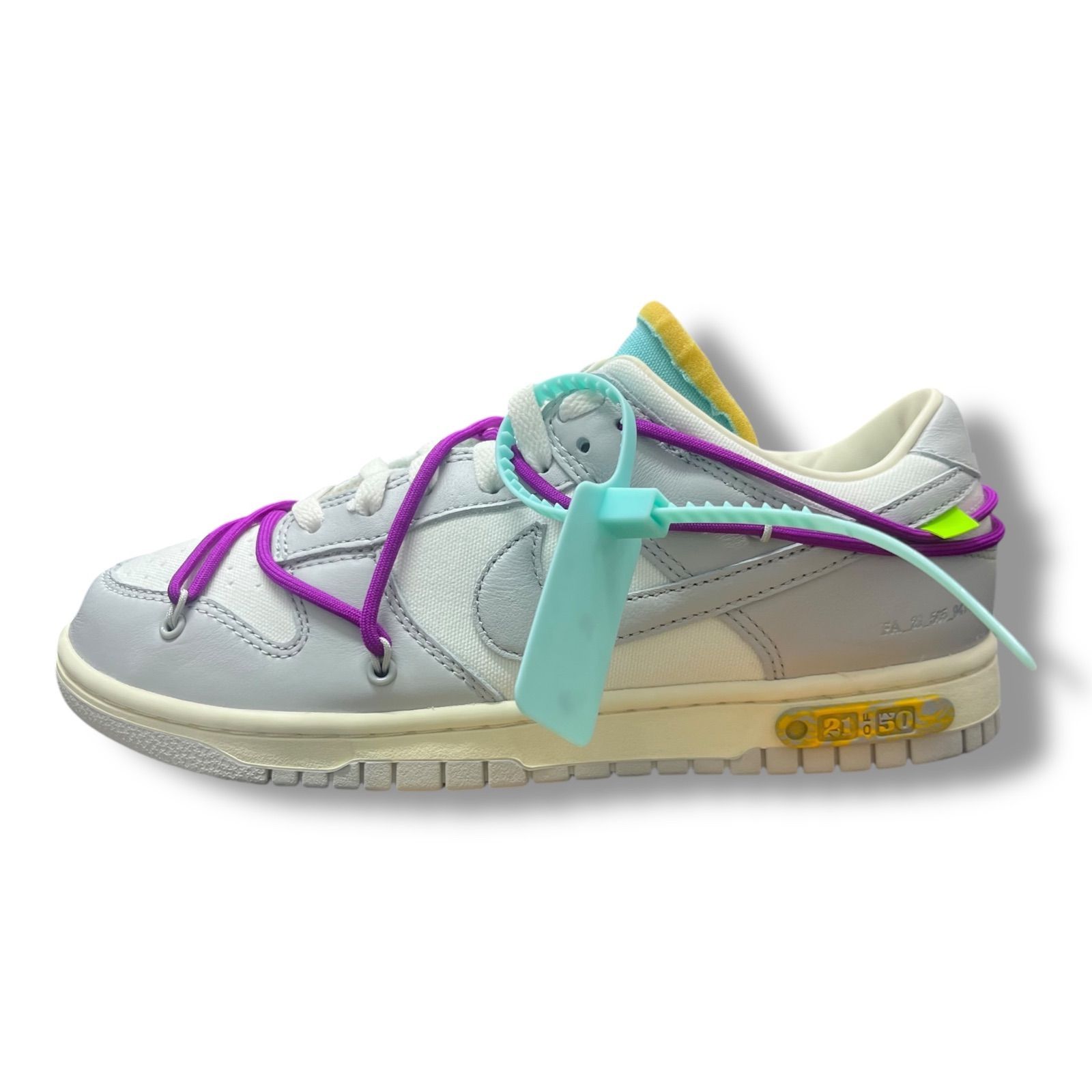 未使用 NIKE × OFF-WHITE DUNK LOW 1 OF 21 コラボ ダンク スニーカー 