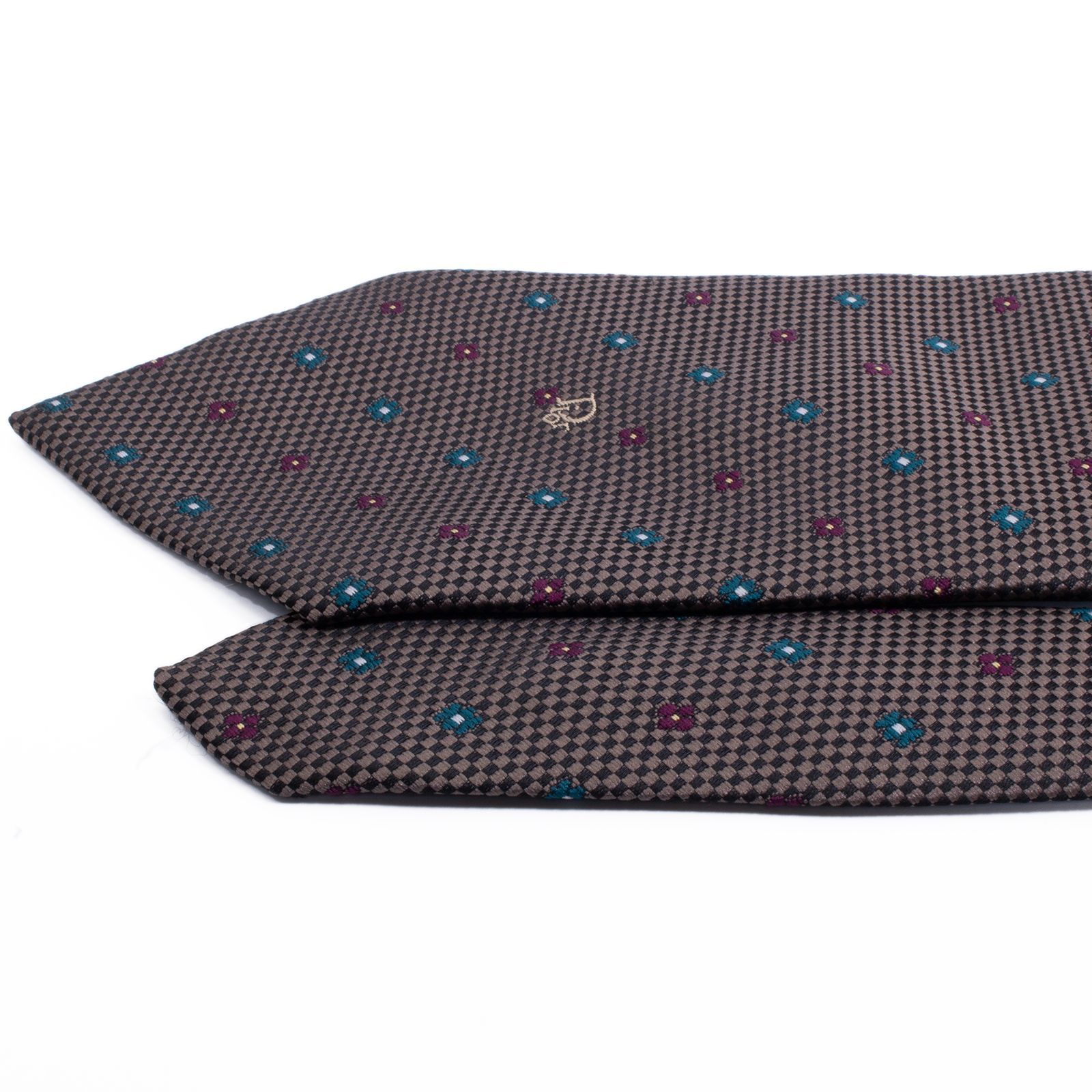 新品同様 送料無料 ディオール ネクタイ ワイドタイ ジャガードタイ