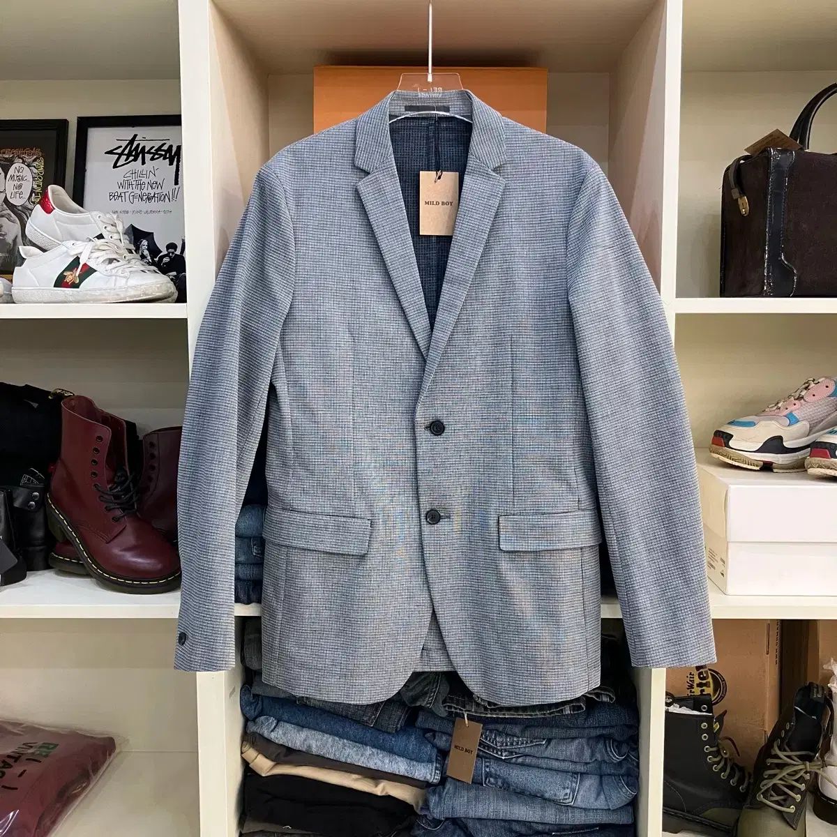 セオリー CHECK Single ブレーザー 38