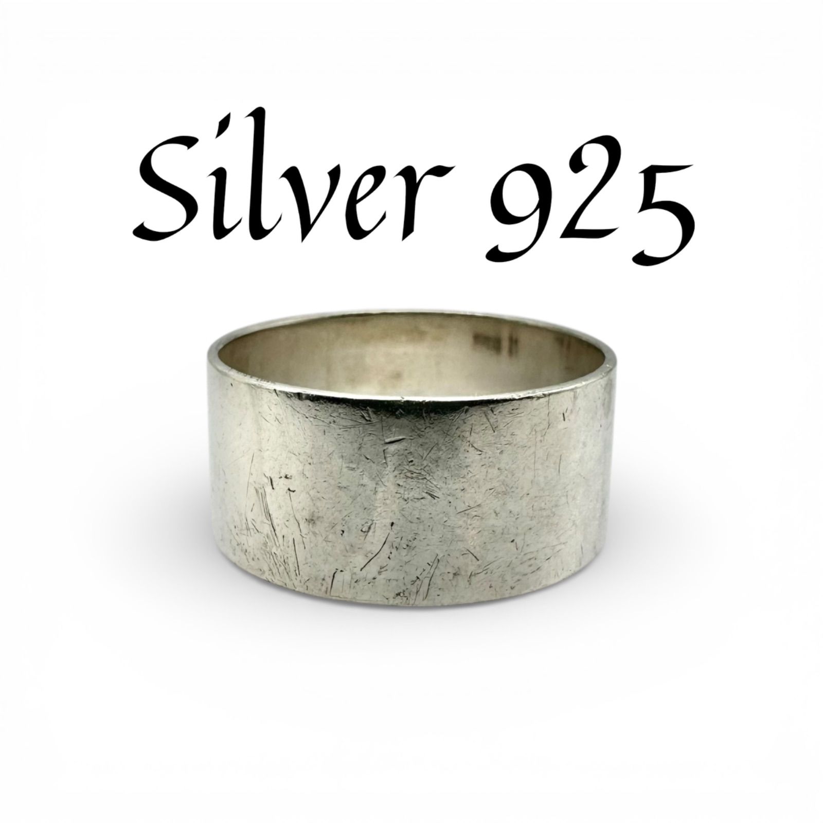 Silver 0 Ring Wide Plain Sterling - Women Design Band Solid com 
