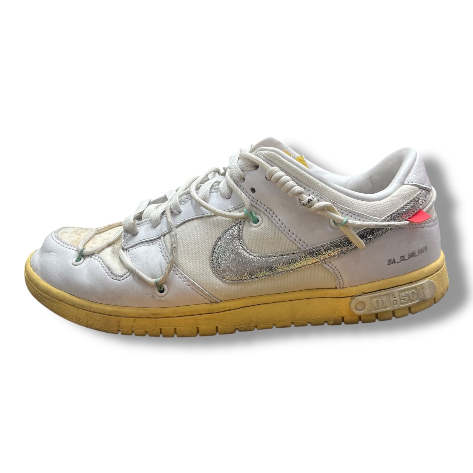 NIKE × OFF-WHITE DUNK LOW 1 OF 50 コラボ ダンク スニーカー ナイキ 