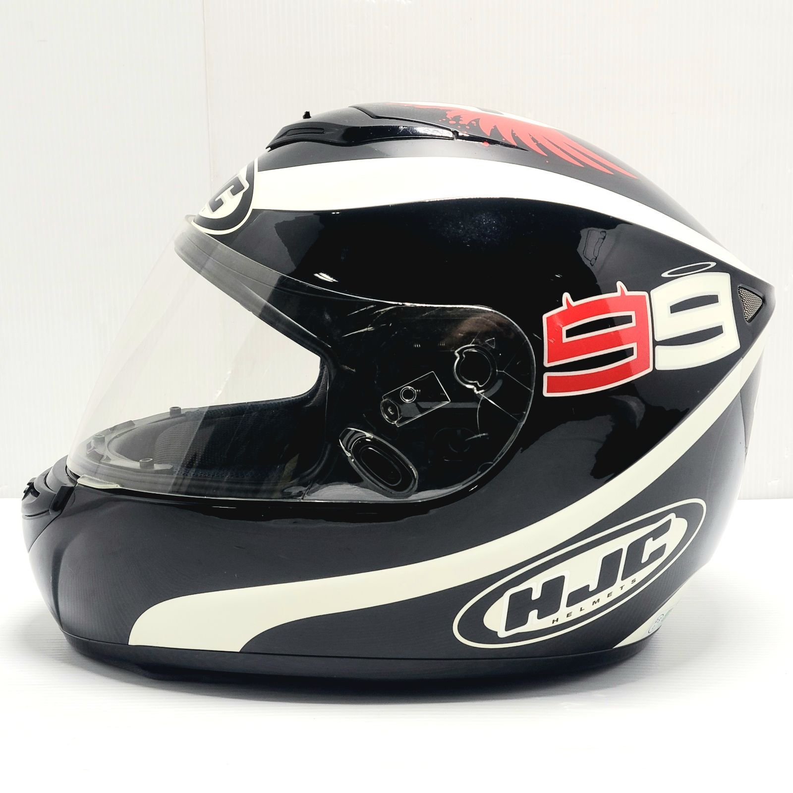 現状品】HJC CL-ST ホルヘ ロレンソ レプリカ フルフェイス ヘルメット
