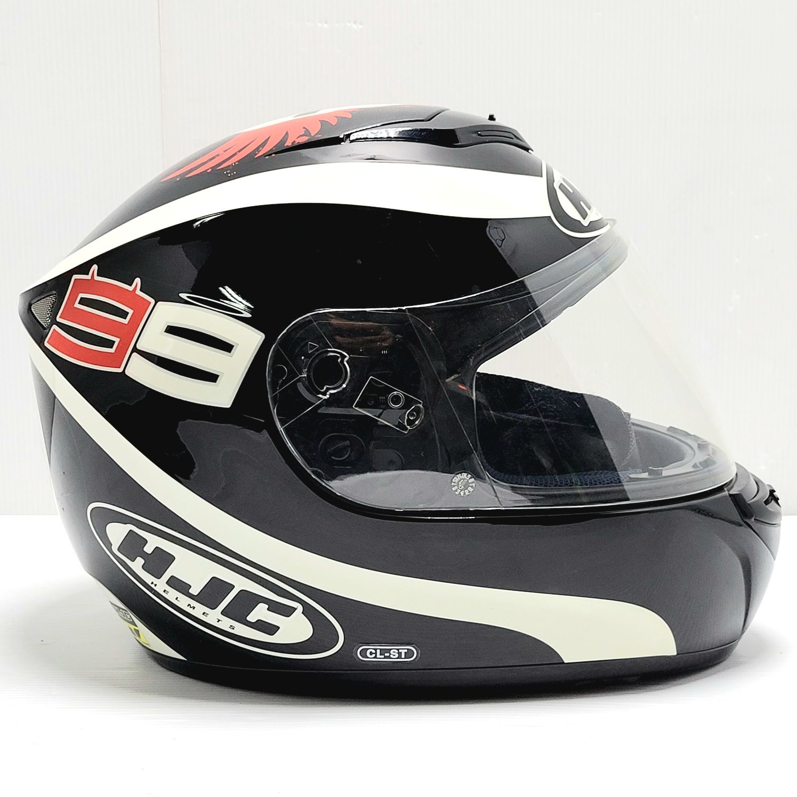 現状品】HJC CL-ST ホルヘ ロレンソ レプリカ フルフェイス ヘルメット