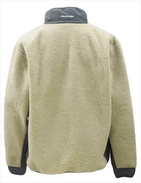 EC パズデザイン 防寒服アウター SJK 020 ボアフリースジャケット L ライトベージュ チャコール