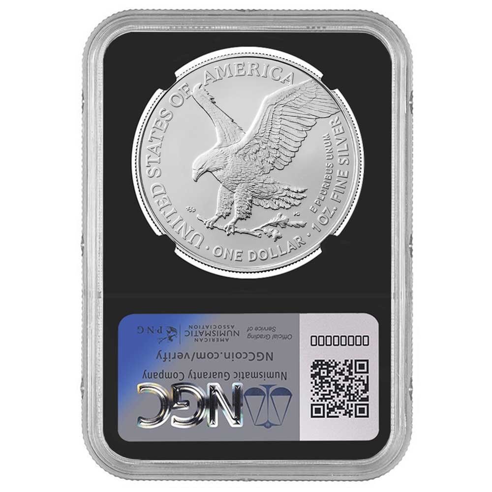 2026年 (W) $1 アメリカン シルバー イーグル NGC MS70 ER フラッグ