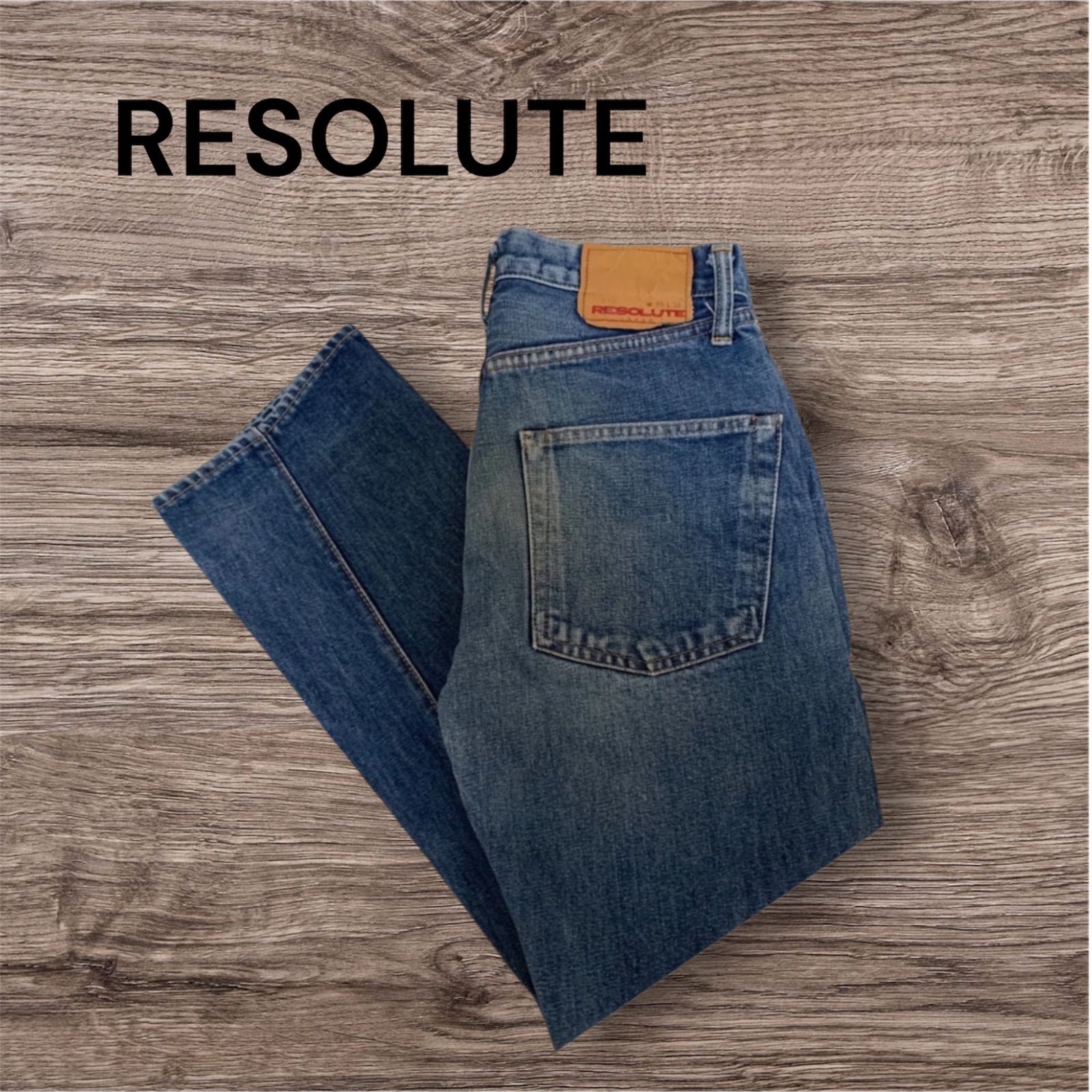 RESOLUTE リゾルト 710 W30 L30 デニム 日本製 コットン100% メンズ