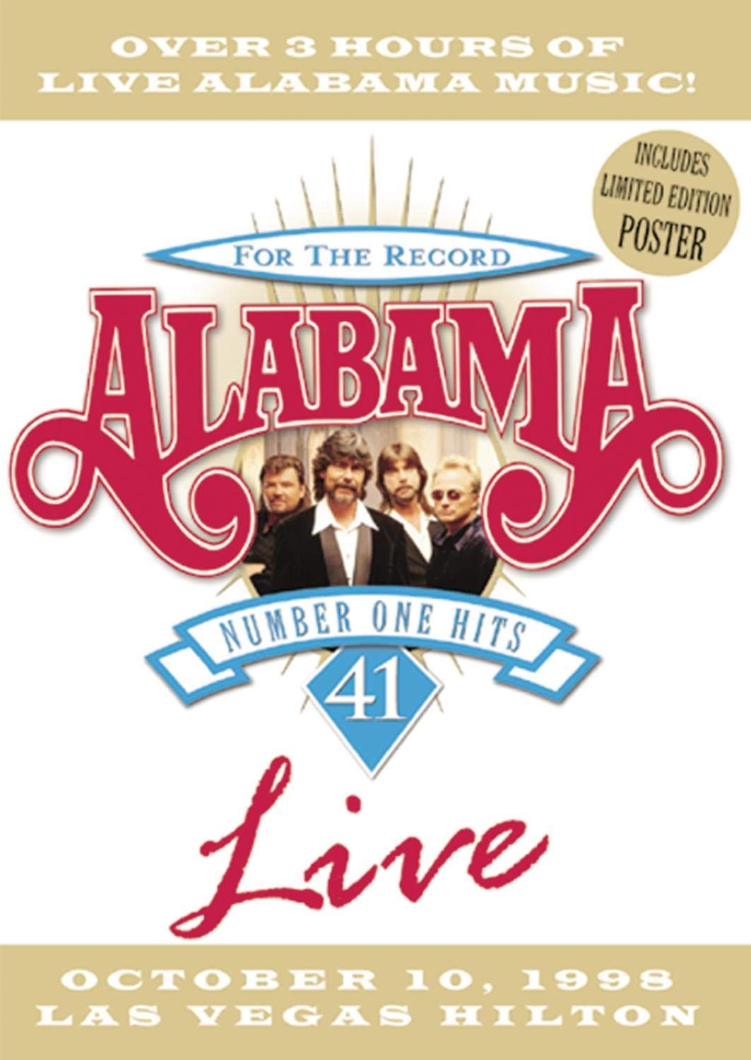 Alabama For the Record 41 Number One Hits Live DVD Import 品