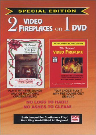 Two Video Fireplaces on One Dvd 品