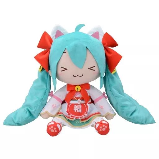 ぬいぐるみ 初音ミク 招きミク ふわふわぬいぐるみ LL キャラクター ボーカル シリーズ 01