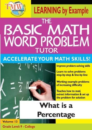 Basic Math Word Problms What Is a Percentage DVD 品