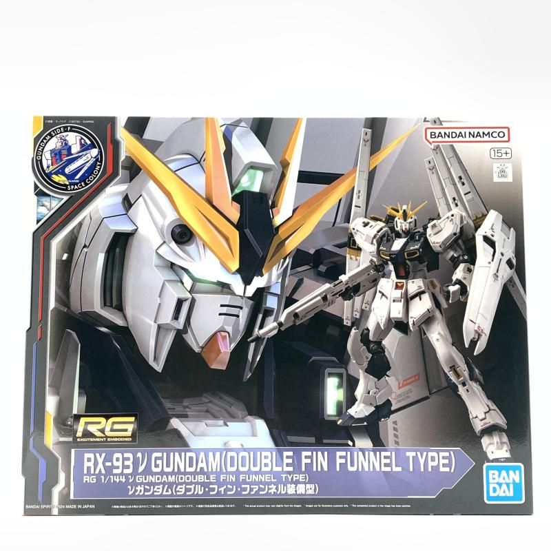 ｶﾞﾝﾀﾞﾑ RG 1 144 νｶﾞﾝﾀﾞﾑ ﾀﾞﾌﾞﾙ･ﾌｨﾝ･ﾌｧﾝﾈﾙ装備型 GUNDAM SIDE F 10