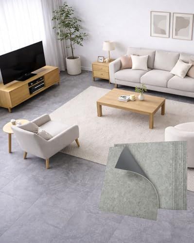 迅速に発送 AKALI フロアタイル 置くだけ 大理石調 グレー 接着剤不要 DIY 床材 厚さ3 mm セット 約1畳 賃貸対応 置き敷きタイプ 大理石ダークグレー1畳 eec 179 cb