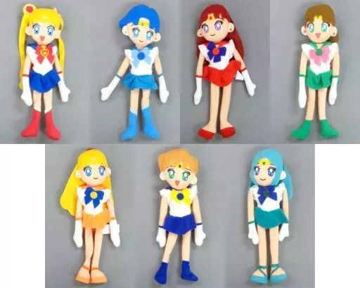 ぬいぐるみ 全7種セット ぐにゃぐにゃシリーズぬいぐるみ 美少女戦士セーラームーンS