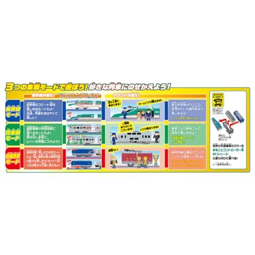 タカラトミー TAKARA TOMY プラレール 乗車 ! 出発進行! まるごと鉄道体験! E 5系 はやぶさコントロールセット 電車 列車 おもちゃ 3歳以上 男女両用 玩具安全基準合格 STマーク認証 PLARAIL TAKAR 0071873 f