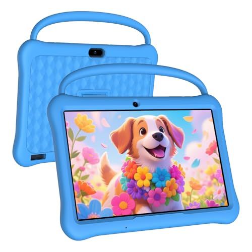 10インチ 25 cm キッズタブレット Android 13搭載 64 GB 大型HD IPSディスプレイ iWawaプリインストール済み ペアレンタルコントロール 教育ゲーム 幼児用タブレット ケース付き WiFi Bl ff 49 cbd 1