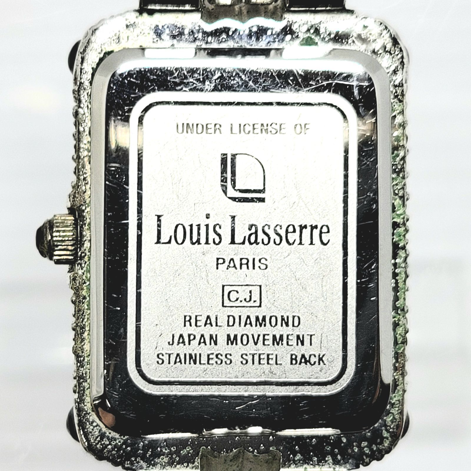 正常動作品】Louis Lasserre ルイ ラセール LL04SV-D 腕時計 電池交換 