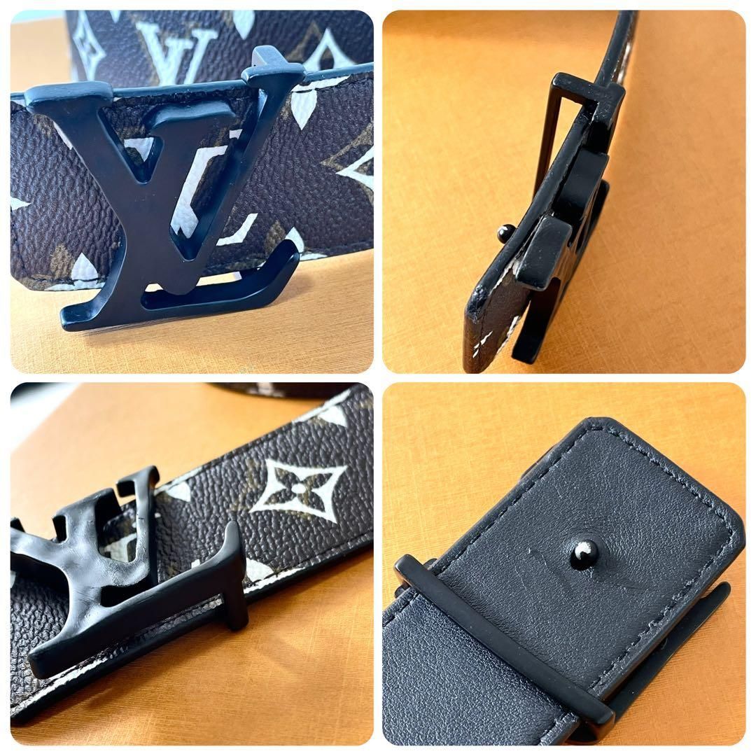 ルイヴィトン LVシェイプ モノグラム ベルト メンズ MP241