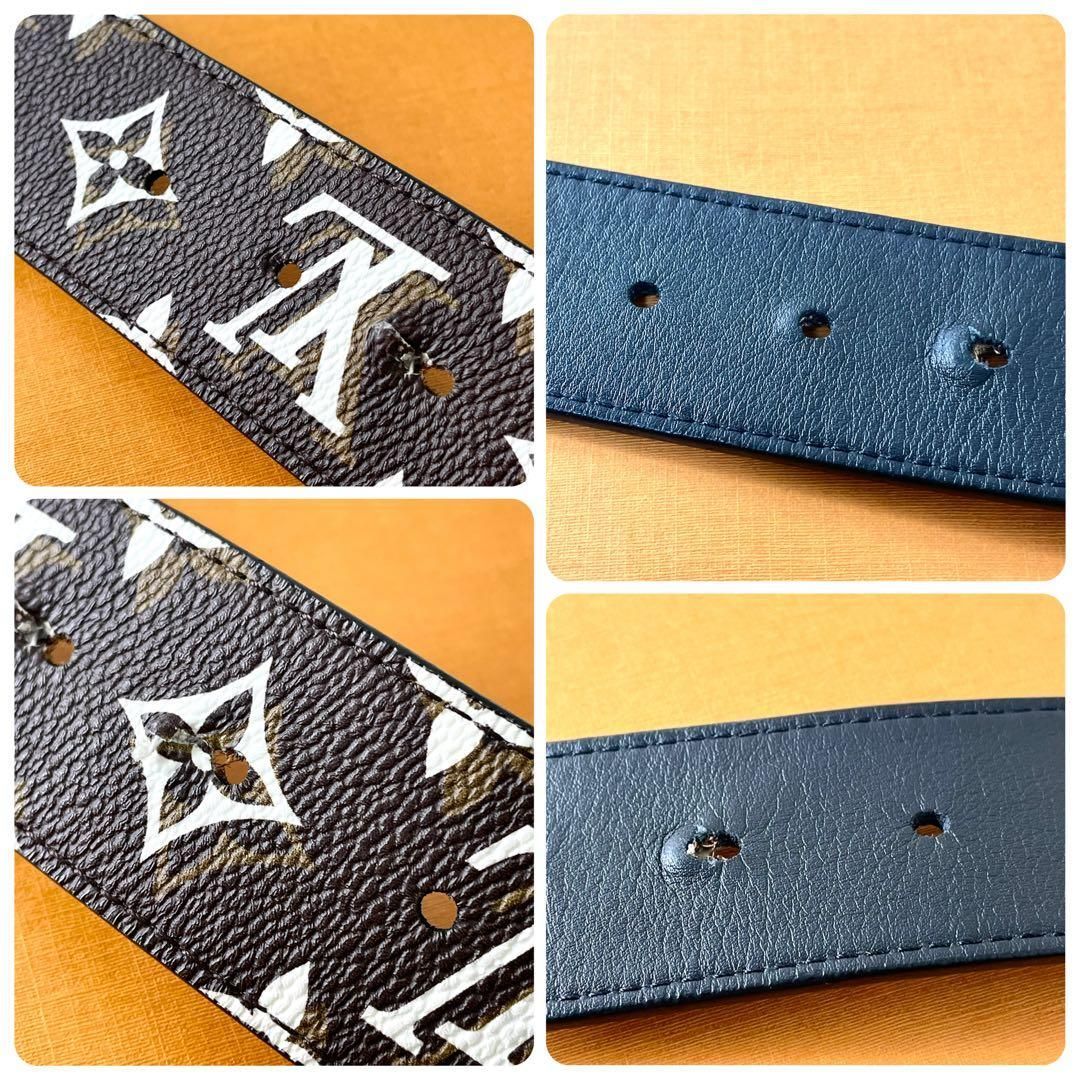 ルイヴィトン LVシェイプ モノグラム ベルト メンズ MP241