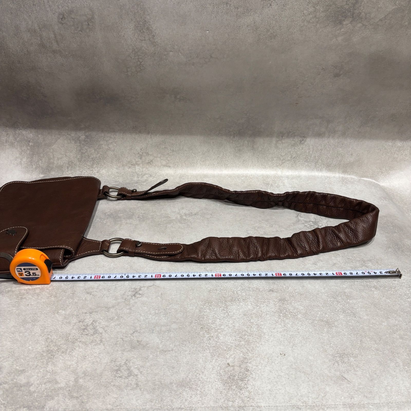 希少 HUNTING WORLD ハンティングワールド レザー ショルダーバッグ 