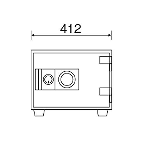 迅速に発送 ダイヤセーフ 耐火金庫 ダイヤルタイプ D 30-1 4 ae 51 c 38