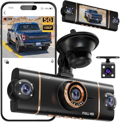 ドライブレコーダー 前後カメラ ドラレコ 4カメラ同時録画 1080 PフルHD画質 360度 前方 後方 左右の全方位録画が です 5 GHzとアプリによる操作 夜間撮影用赤外線LED 24時間駐車監視 車載カメラ 1 001 bbf 88