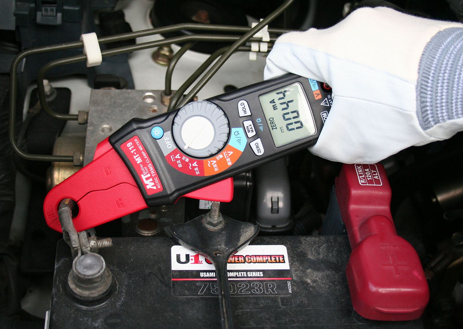 マザーツール 微弱電流用交流|直流デジタルクランプメータ MT-119