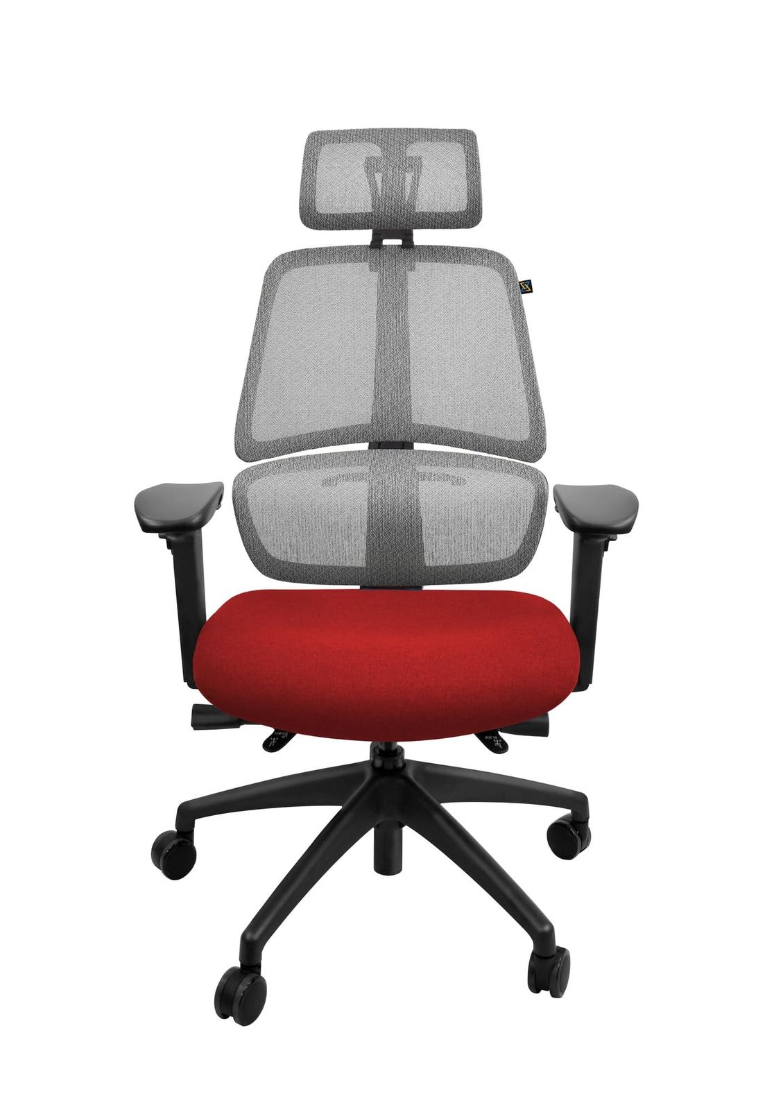 ヘッドレスト付きバックレスト単体 グレー