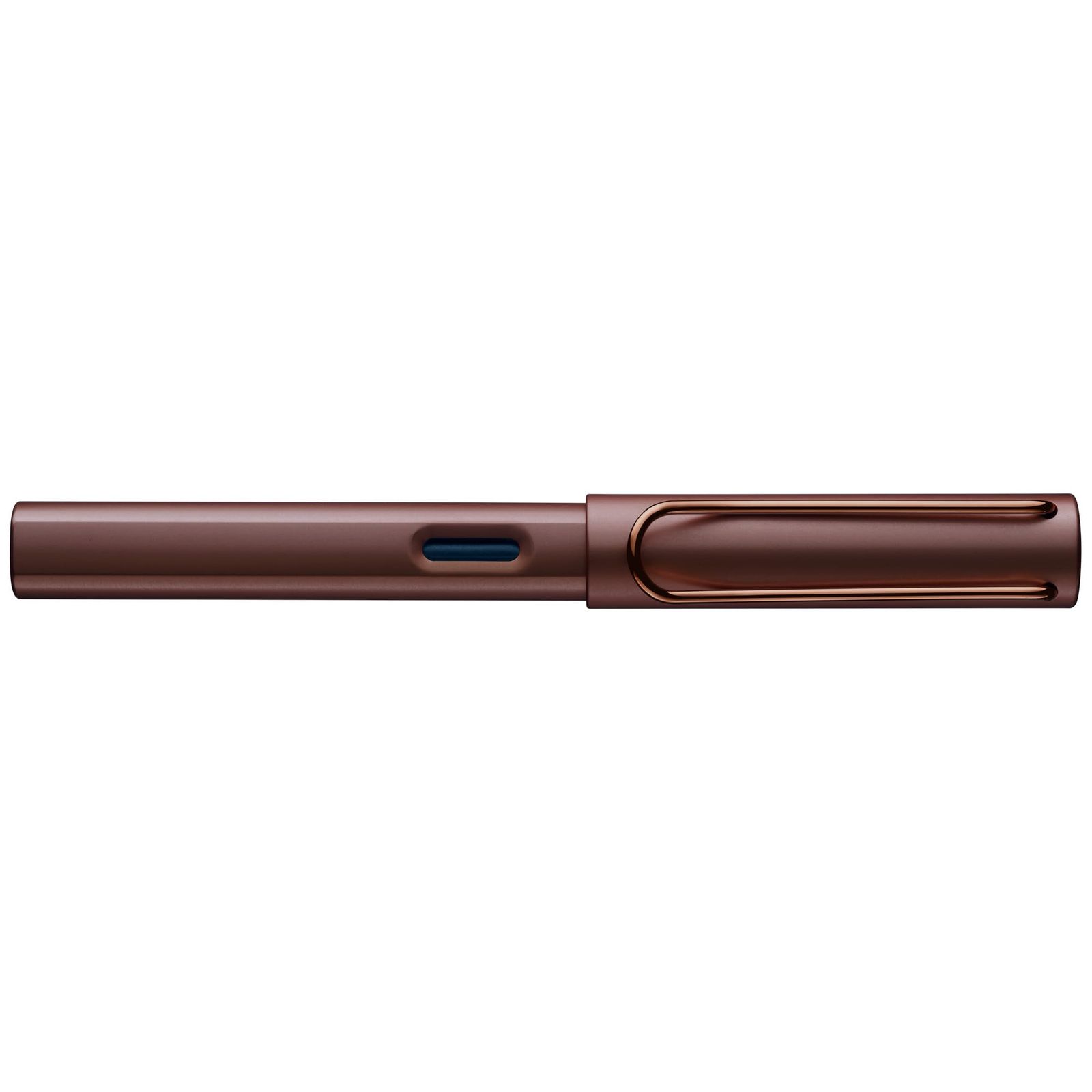 LAMY ラミー Lx マロン Marron 万年筆 エレガントなアルミ製ボディ パラジウム仕上げ ステンレススチール製クリップ＆スチール製ペン先 細 F ブルーインクカートリッジ T 10 付属