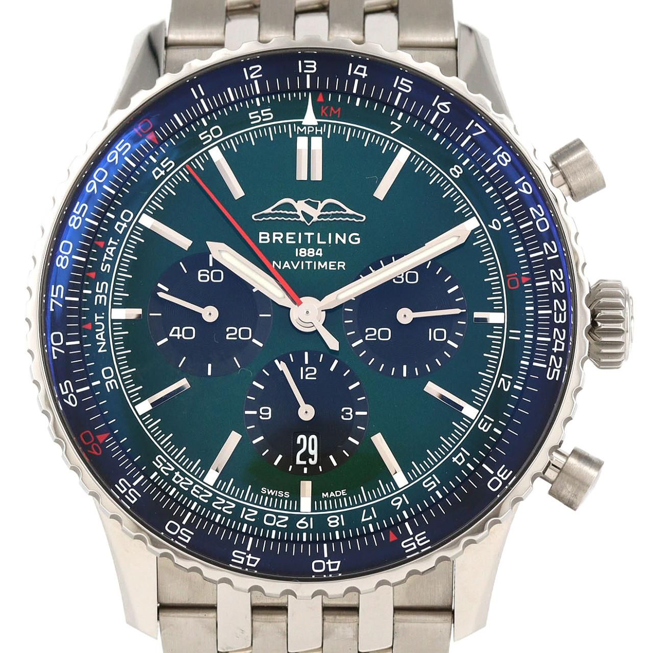 【ノーメンテナンス還元価格】ブライトリング ナビタイマーB01クロノグラフ46 AB0137/AB0137241L1A1 SS 自動巻