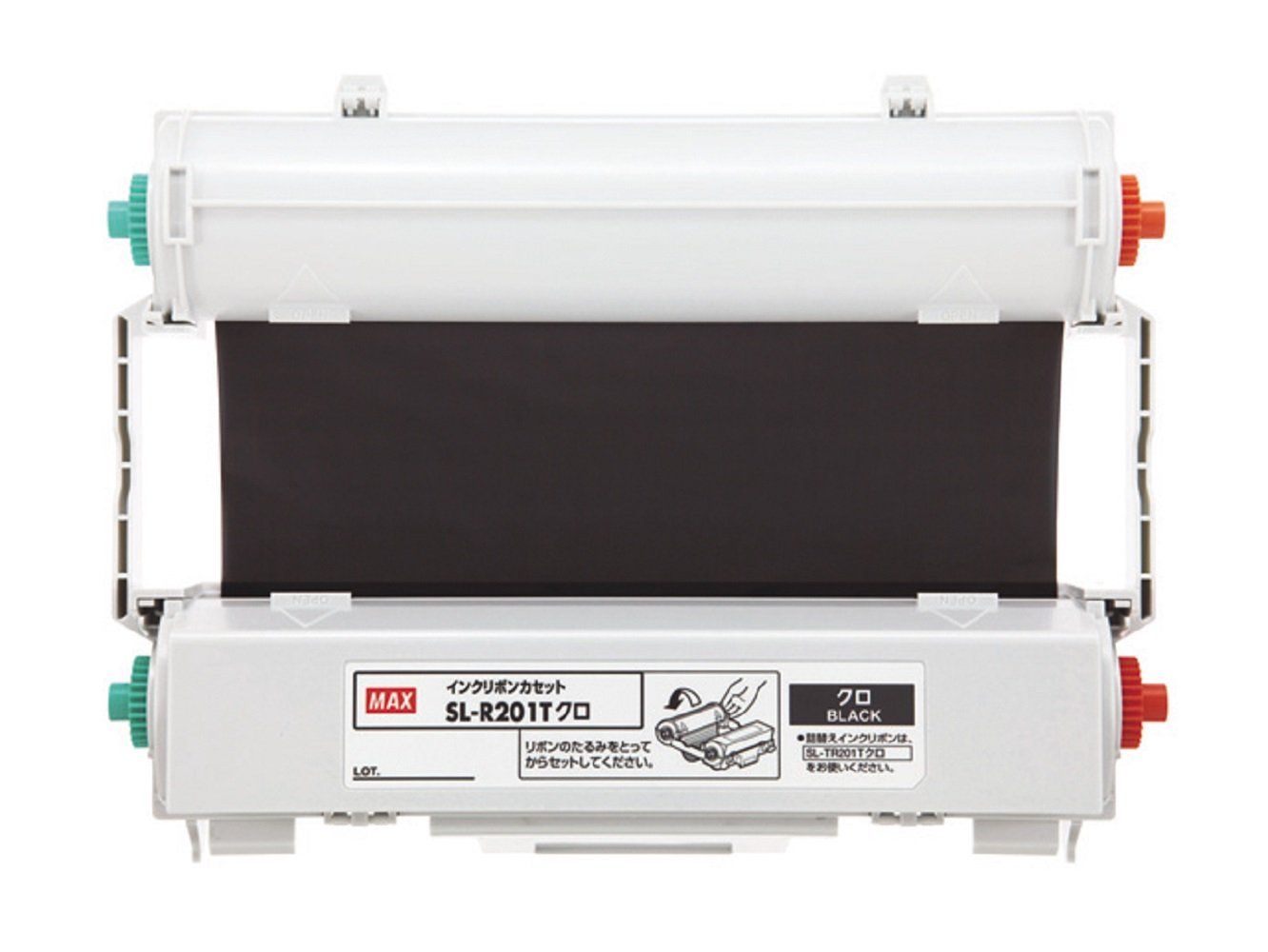 マックス ビーポップ CPM 200用 インクリボン 黒 SL R 201 T
