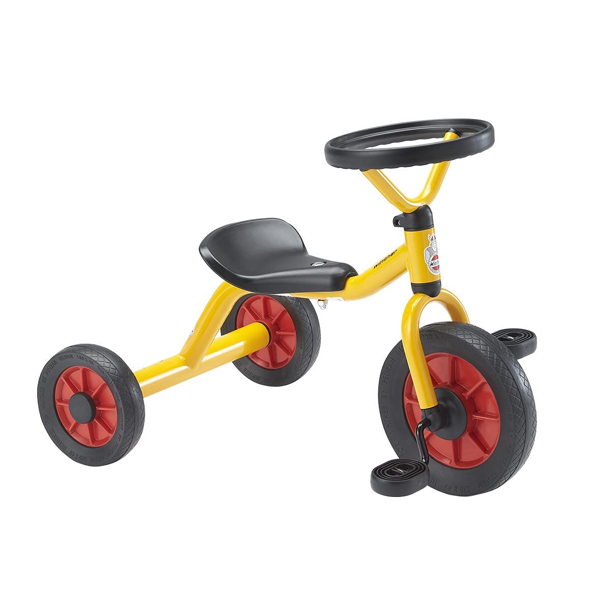 ボーネルンド ウィンザー Winther ペリカン三輪車 丸ハンドル 黄色 1歳半頃 WI 41545