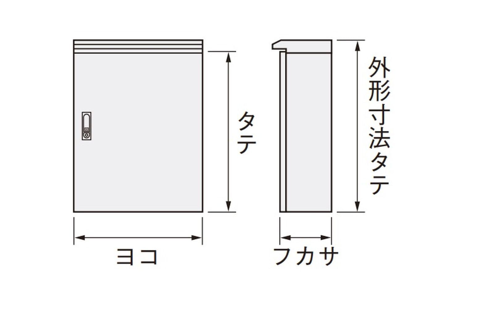 屋外用制御盤キャビネット OR 16-64 C