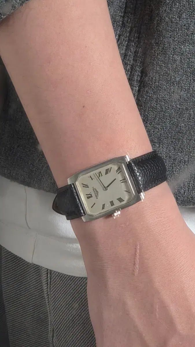  LONGINES ロンジン スクエア ジーン時計 手巻き カジュアルシャツ 自動巻き時計 腕時計(アナログ)