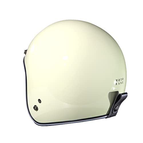 モトベース MOTO BASE SG PSC規格 バイク用 ヴィンテージ タイプ ジェットヘルメット｜MBHL-VJ 01｜アイボリー|フリー 57?60ｃｍ未満 彡 9 fbd 79 e 4