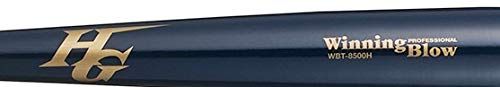 ハイゴールド Hi-GOLD 硬式用竹製バットWBT-8500 H 83? ネイビーpo